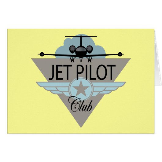 Jet Pilot Club Cards (Front Horizontal)
