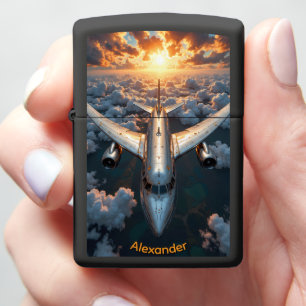 Jet Pilot's Horizon High Altitude Gift Zippo Lighter