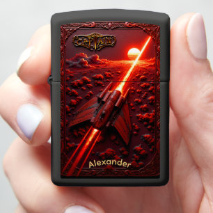 Jet Pilot's Molten Fire Ascent Gift Zippo Lighter