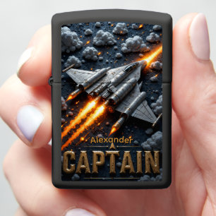 Jet Pilot's Personalized Air Combat Gift Zippo Lighter