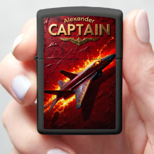 Jet Pilot's Tactical Inferno Strike Gift Zippo Lighter
