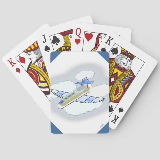 Jet Plane Poker Cards (Back)