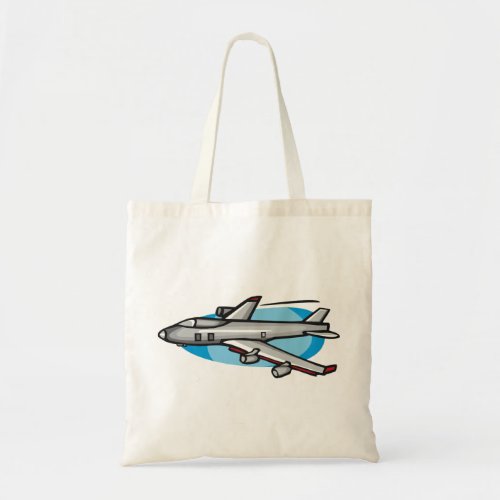 Jet Plane Tote Bag