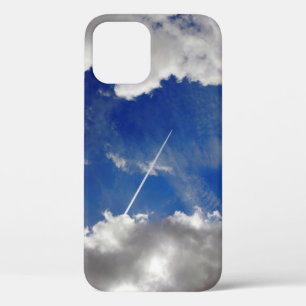 Jet plane trails between clouds Case-Mate iPhone c iPhone 12 Case