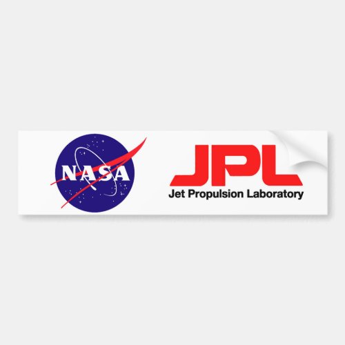 Jet Propulsion Laboratory Bumper Sticker