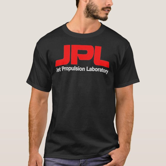 Jet Propulsion Laboratory (JPL) Logo for Dark Colo T-Shirt (Front)