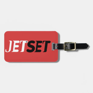Jet Set Travel Luggage Tag
