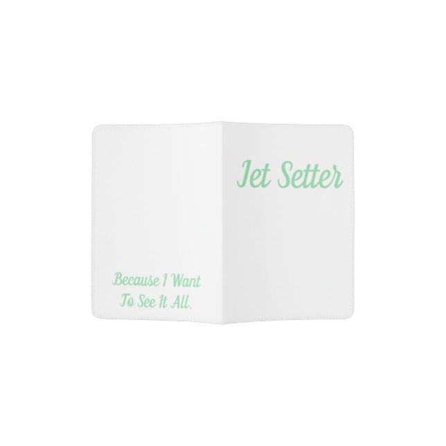 Jet Setter Passport Holder (Opened)