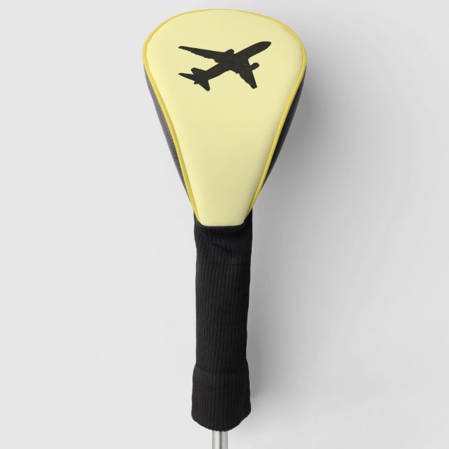 Jet Silhouette Golf Head Cover (Front)