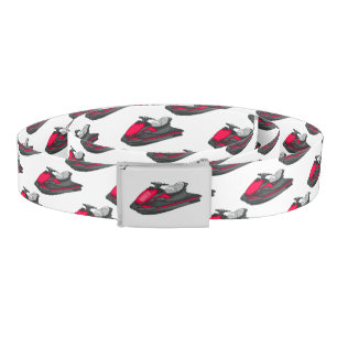 Jet ski cartoon illustration belt