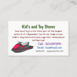 Jet ski cartoon illustration  business card
