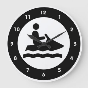 Jet Ski Design Wall Clock