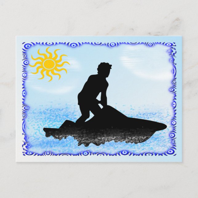 Jet Ski Dreams Postcard (Front)