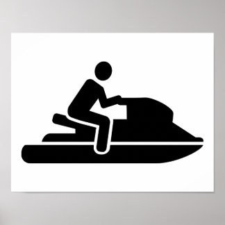 Jet ski driver poster