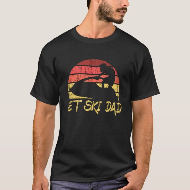 Jet Ski Father Vintage T-Shirt (Front)