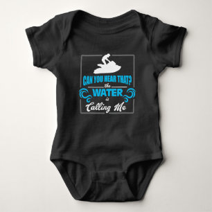 Jet Ski Gift Idea The Water Is Calling Jetski Tee