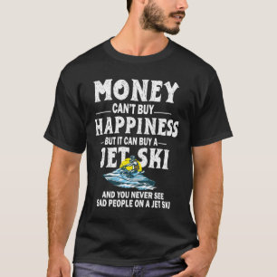 Jet-Ski Happiness Water Sports Design  T-Shirt