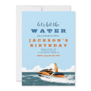 Jet Ski Invitations