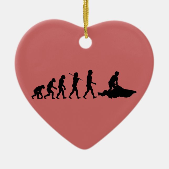 Jet Ski Jetskiing Water Sport Ceramic Ornament (Front)