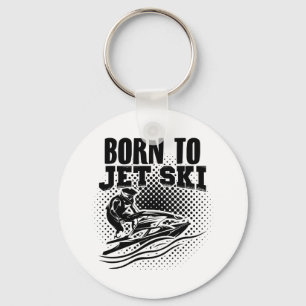 Jet Ski   Motorboat Jet Boat Hobby Sea Gift Idea Keychain