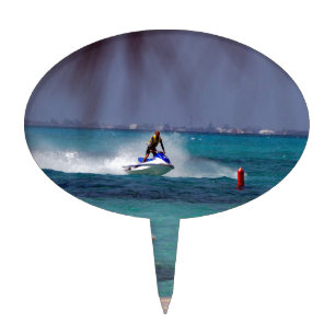 Jet Ski Paradise Cake Topper