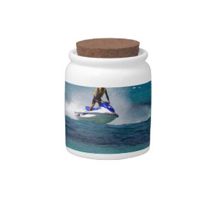 Jet Ski Paradise Candy Jar