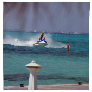 Jet Ski Paradise Cloth Napkin