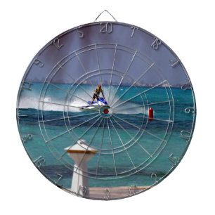 Jet Ski Paradise Dartboard With Darts