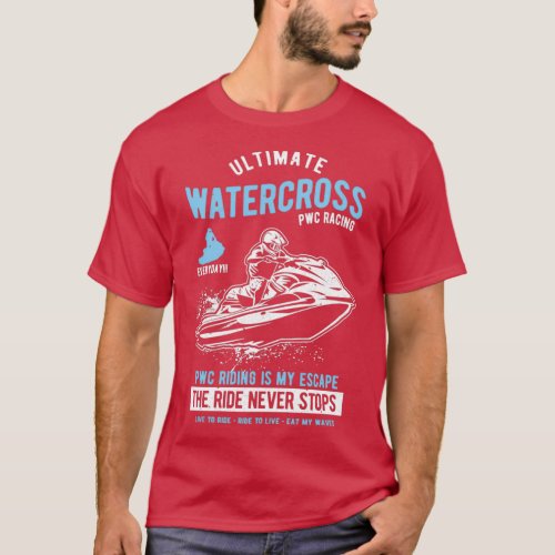 Jet Ski Race Watercross PWC T_Shirt