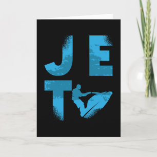 Jet Ski Rider Water Sports Jet Skiing Jetski Card