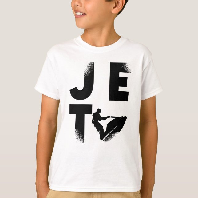 Jet Ski Rider Water Sports Jetski Jet Skiing T-Shirt (Front)