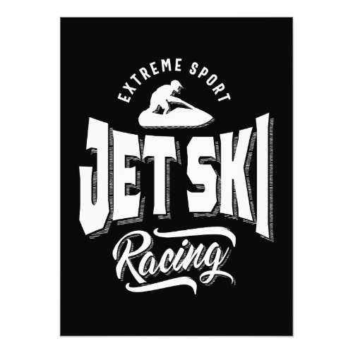 Jet Ski Rider Watersport Watercraft T_Shirt Photo Print