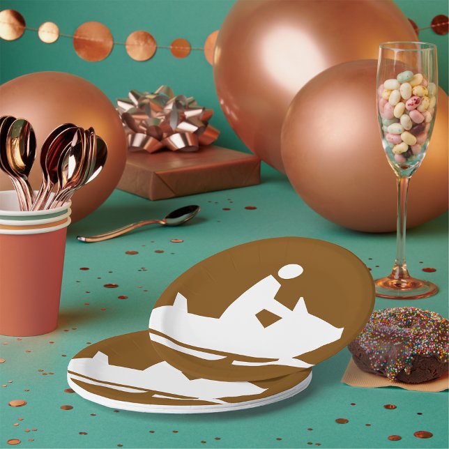 Jet Ski Sign Paper Plates (Creator Uploaded)