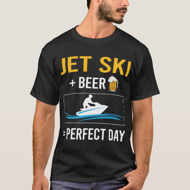 Jet Ski Skiing Water Scooter Personal Watercraft T-Shirt (Front)