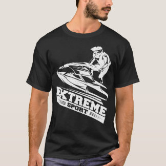 Jet Ski T Skier Tee Skiing etreme sport shirt