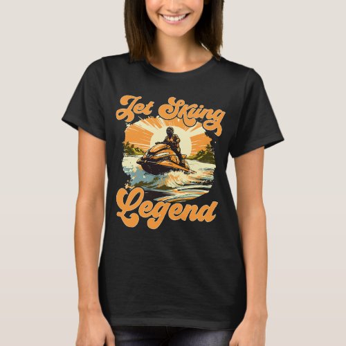 Jet Ski Water Sport Jet Skiing legend T_Shirt