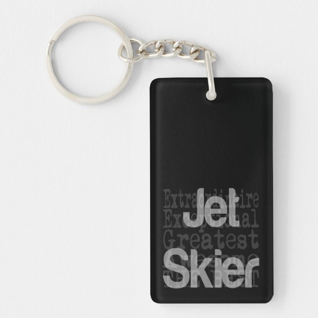 Jet Skier Extraordinaire Keychain (Front)