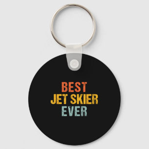 Jet skier jet skiing watersports sayings keychain