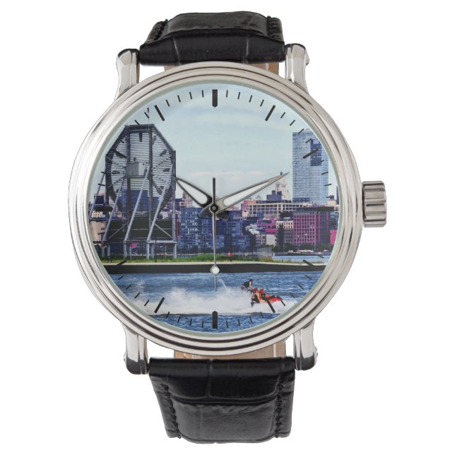 Jet Skiing by Colgate Clock Watch (Front)