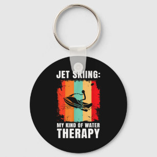 Jet skiing kind of water therapy water sport jet keychain