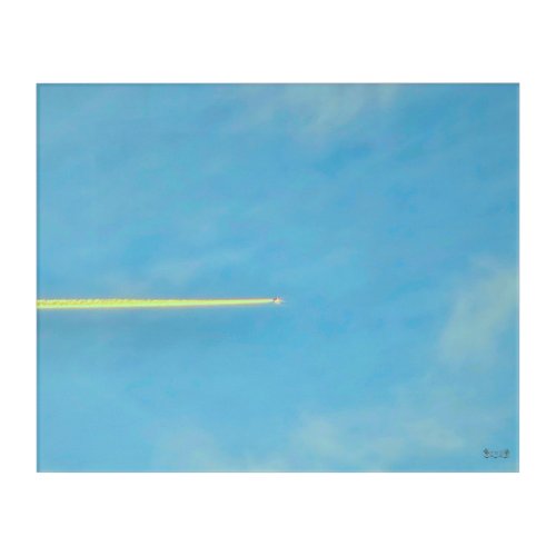 Jet Streaking Across the Sky Acrylic Print
