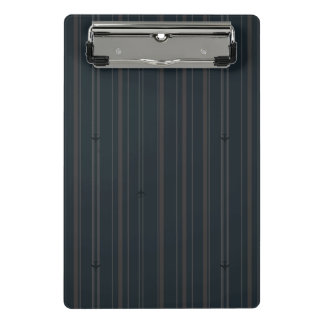 Jet Stream Stripes in Dark Navy Mini Clipboard