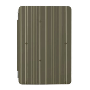 Jet Stream Stripes in Olive Green iPad Mini Cover