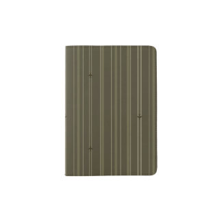 Jet Stream Stripes in Olive Green Passport Holder