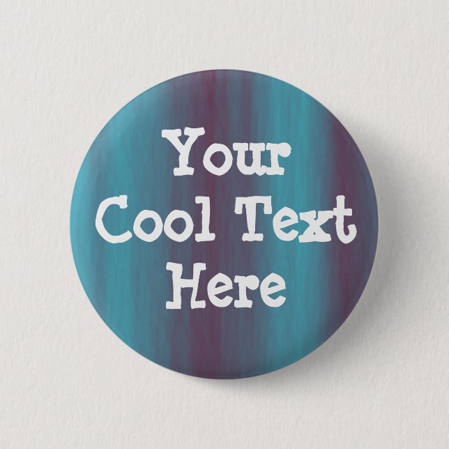 Jet Stream Template Pinback Button (Front)