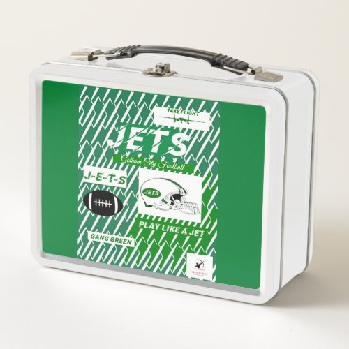 Jet Team Design Metal Lunchbox