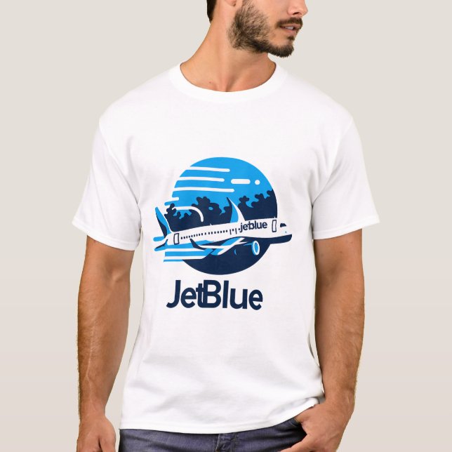 Jetblue Airbus  T-Shirt (Front)