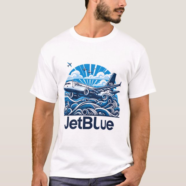 Jetblue Airbus  T-Shirt (Front)
