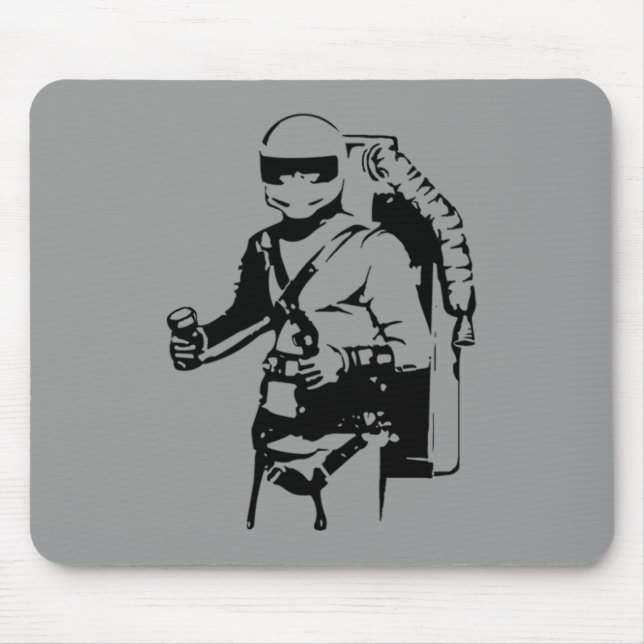 Jetpack pilot mouse pad (Front)