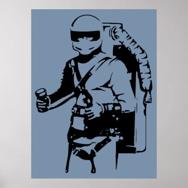 Jetpack Poster Jetpack pilot poster | Zazzle